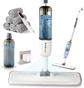 White Square-6 Cloths-Spray Mop Set